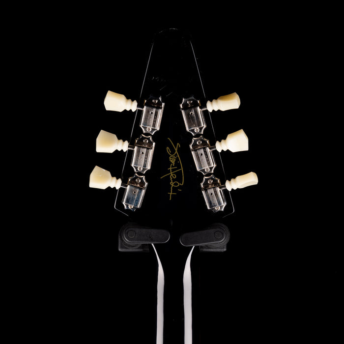 Pre-Owned 2024 Epiphone Jimi Hendrix "Love Drops" Signature Flying V Black With OHSC