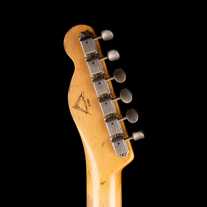 Pre-Owned 2006 Fender Custom Shop Masterbuilt Yuriy Shishkov Jeff Beck Esquire - Olympic White With Case