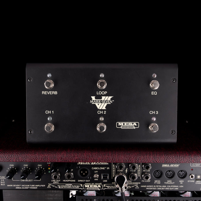 Used Mesa-Boogie Mark VII Custom Vintage Bordeaux Bronco 1x12" Guitar Amp Combo With Footswitch