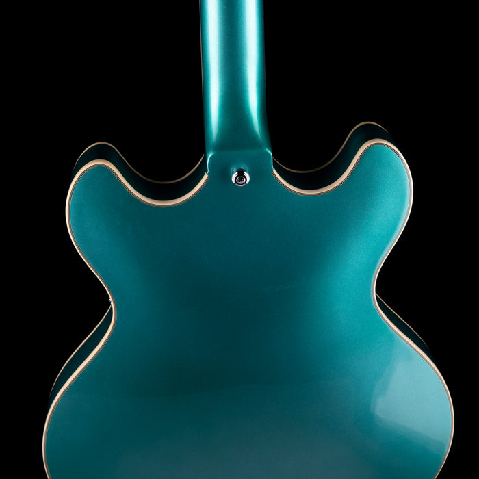 Used D’Angelico Premier DC Semi Hollowbody Turquoise With Gig Bag
