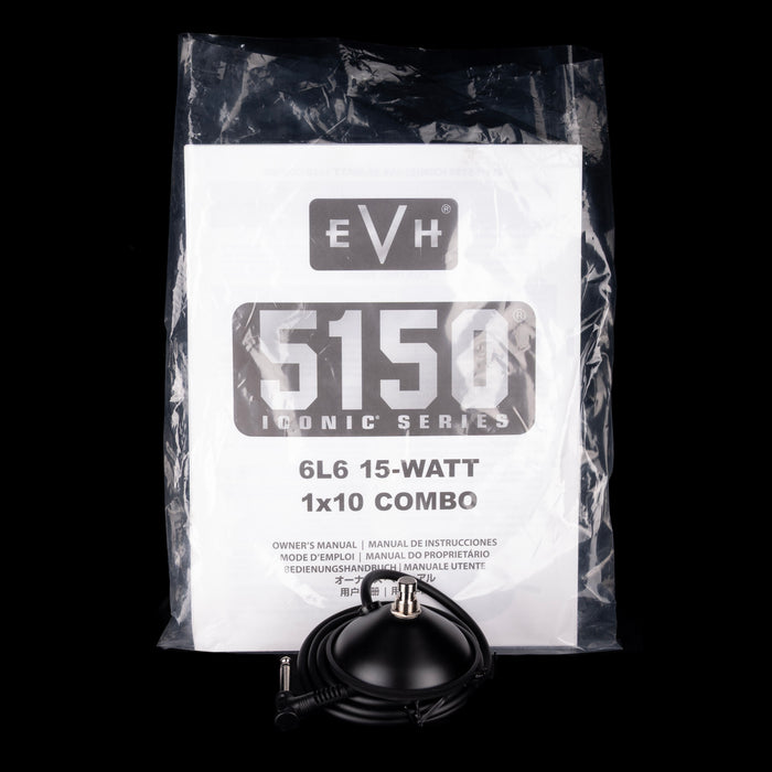 Pre-Owned EVH 5150 Iconic Series 15-watt 1x10" Guitar Amp Combo with Footswitch and Cover