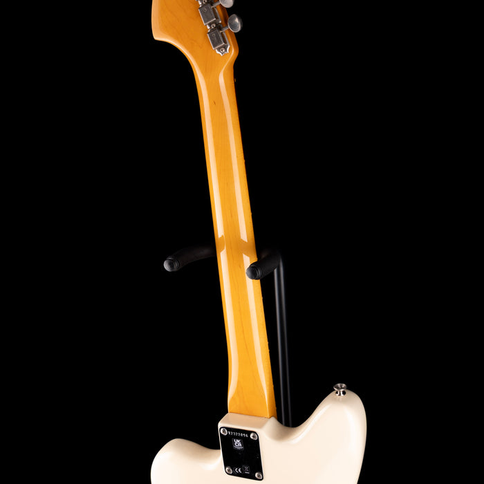 Pre Owned Fender Artist Series Johnny Marr Jaguar Olympic White With OHSC
