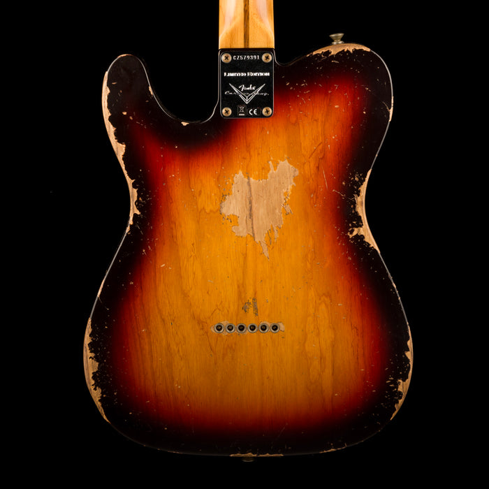 Fender Custom Shop 1958 Telecaster Heavy Relic Faded Aged Chocolate 3-Tone Sunburst