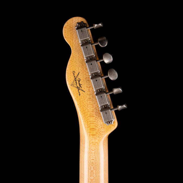 Used 2018 Fender Custom Shop 1963 Telecaster Journeyman Relic Shoreline Gold With OHSC