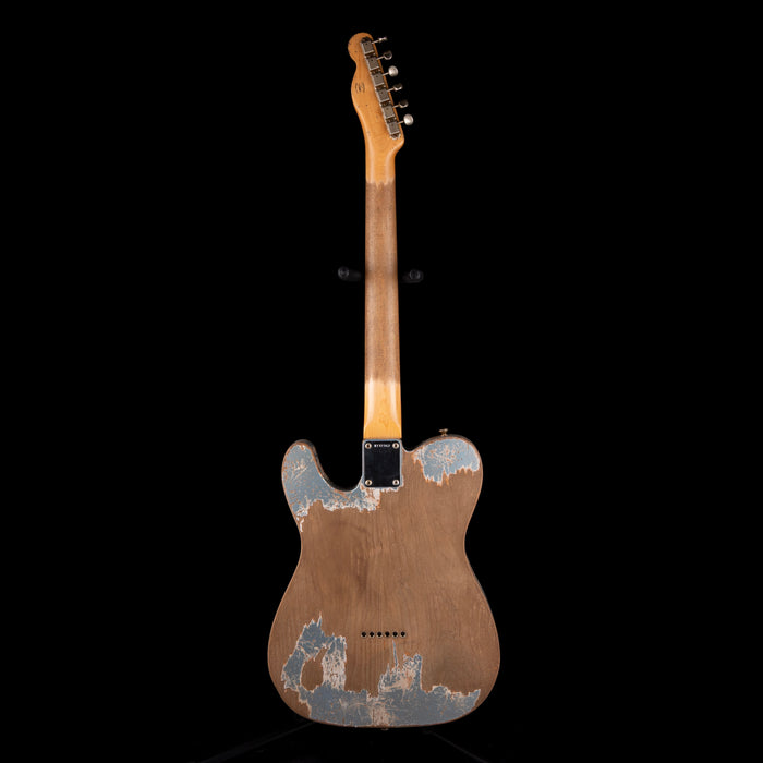 Fender Custom Shop Masterbuilt Jason Smith 1964 Telecaster HS Ultimate Relic Blue Ice Metallic With Case
