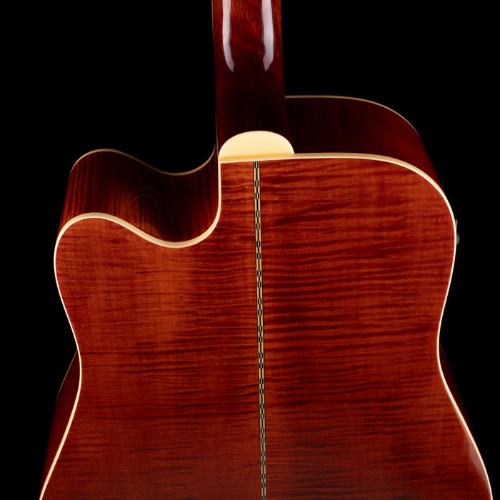 Pre-Owned 2001 Ibanez Artwood AW200CE Natural Acoustic Electric Guitar Owned and Signed by Chester Bennington