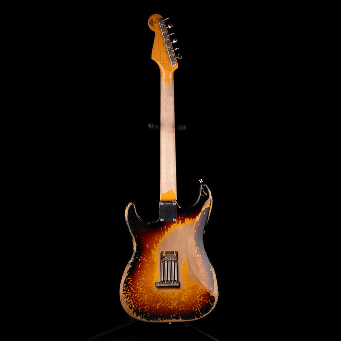 Pre-Owned 2022 Fender Custom Shop Masterbuilt Vincent Van Trigt Mike McCready 1960 Stratocaster 3-Tone Sunburst With OHSC
