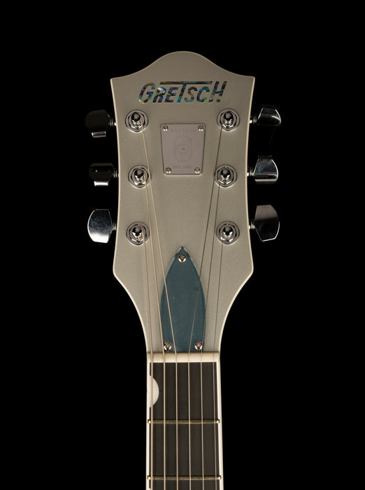 Pre Owned Gretsch G6118T-140 LTD 140th Double Platinum Anniversary Two-Tone Pure Platinum/Stone Platinum With OHSC
