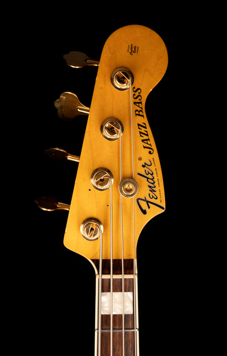 Pre Owned Fender Parts Jazz Bass Fiesta Red With Gold