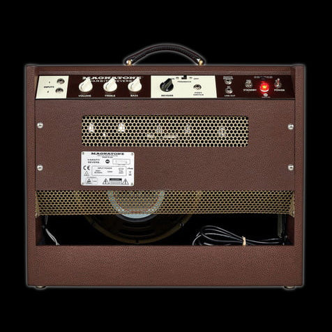Magnatone Varsity Reverb 1x12 Guitar Amp Combo Back