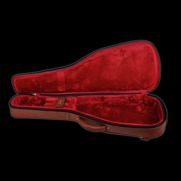 Gibson Accessories Premium Soft Case - Brown - ASSFCASE-BRN Open