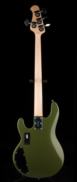 Used Sterling by Music Man SUB Series StingRay HH Bass Olive.