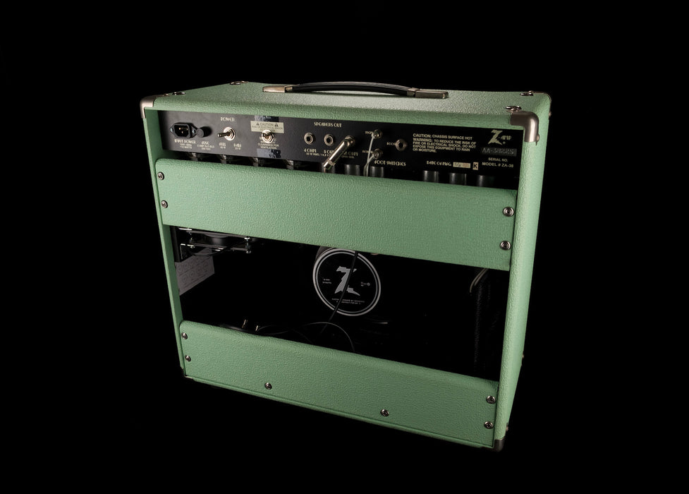 Pre Owned 2016 Dr. Z Z-Lux 1x12" Sea Foam Green Guitar Amp Combo With Footswitch And Cover