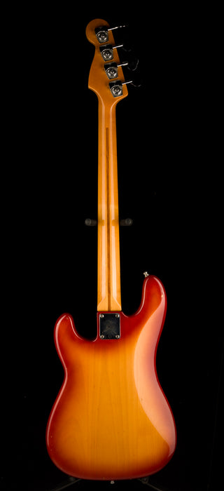Vintage 1983 Fender Precision Bass Maple Neck Cherry Sunburst With Gig Bag