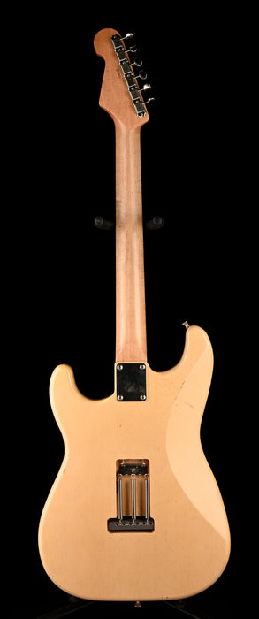 Pre Owned 2021 Waterslide Guitars S-Style Dual Foil Trans Blonde With Case