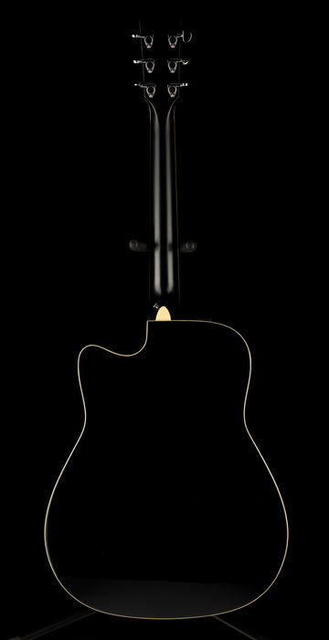 Pre Owned Yamaha FGX830C Dreadnought Cutaway Black With Case