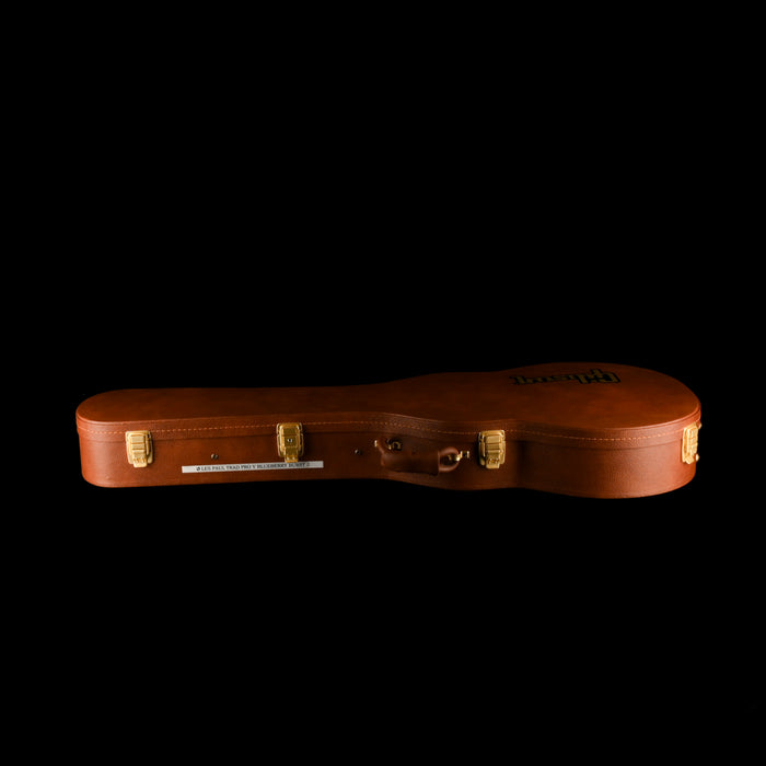 Pre Owned 2021 Gibson Les Paul Traditional Pro V Blueberry Burst With OHSC