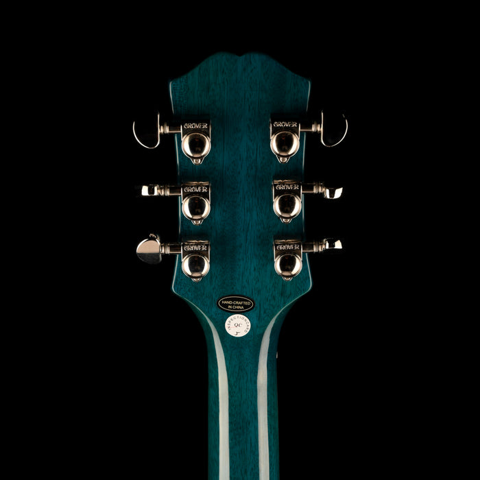 Pre Owned Epiphone Les Paul ‘60s Quilt Top Trans Blue With Gig Bag