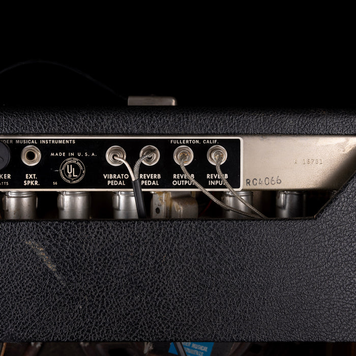 Vintage 1966 Fender Super Reverb Guitar Amp Combo With Cover