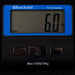 Brecknell PS150 Slimline digital scale displaying weight on a black background