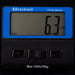 Brecknell PS150 Slimline digital scale displaying weight on a black background