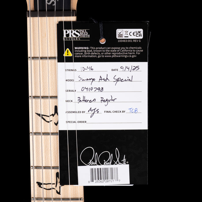 PRS Swamp Ash Special White Doghair Smokeburst with Gig Bag