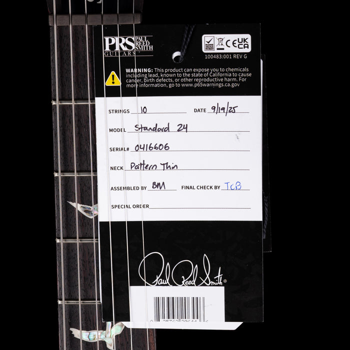 PRS Core Standard 24 Satin Red Apple Metallic with Case