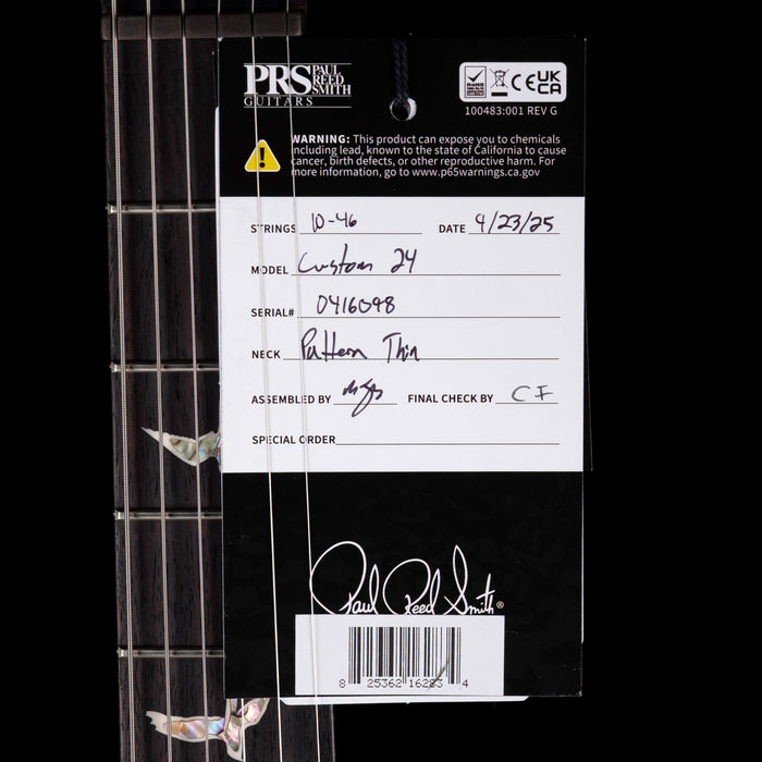PRS Core Custom 24 Charcoal with Case