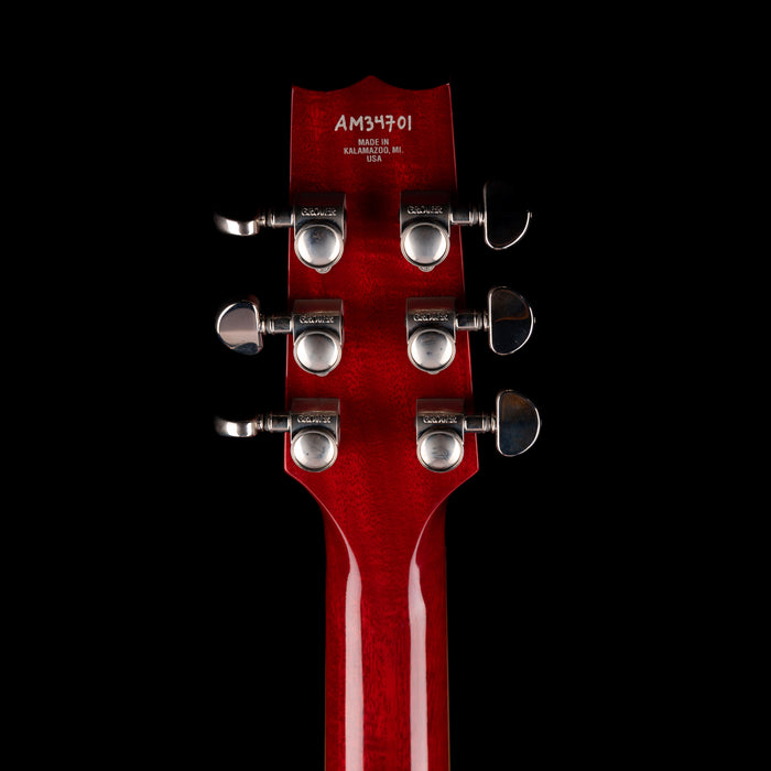 Pre Owned 2021 Heritage Standard H-535 Semi-Hollow Trans Cherry Electric Guitar With OHSC