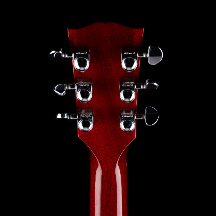 Pre Owned 2010 Gibson Les Paul Studio Deluxe Cherry Burst With OHSC