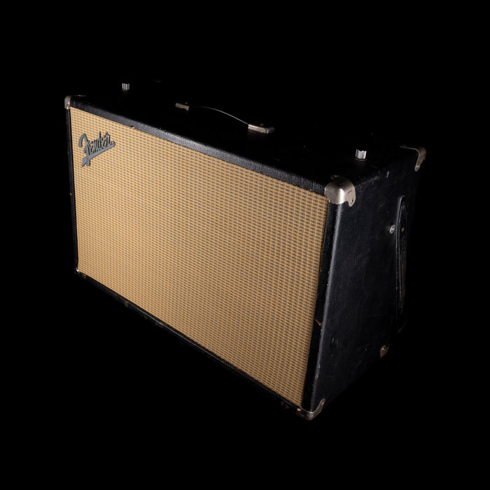 Vintage 1962 Fender Tremolux Guitar Amp Head and 2x10 Cabinet Black