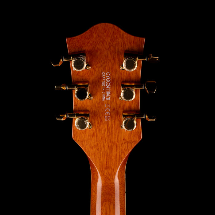 Used 2025 Gretsch Limited Edition Electromatic Flame Okoume Broadkaster Roundup Orange