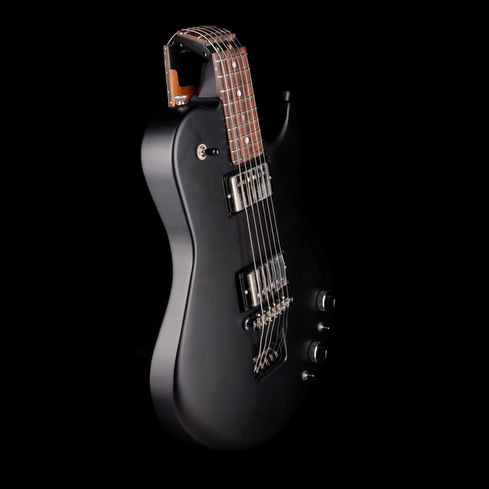 Pre-Owned Ciari Guitars Ascender Travel Guitar - Jet Black With Gig Bag