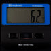 Brecknell PS150 Slimline digital scale displaying weight on a black background
