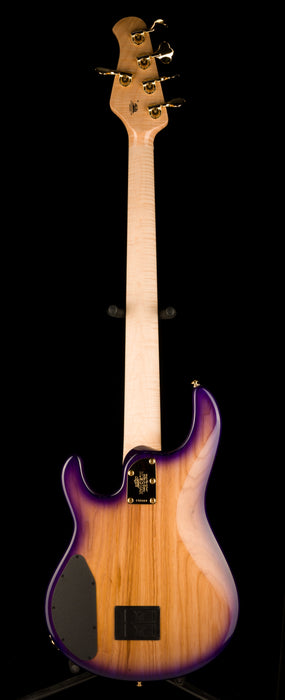 Ernie Ball Music Man BFR StingRay 5HH Bass Moonbeam Trans Purple Burst With Case