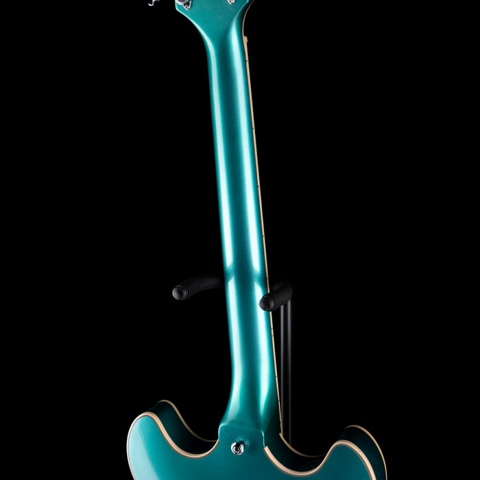 Used D’Angelico Premier DC Semi Hollowbody Turquoise With Gig Bag