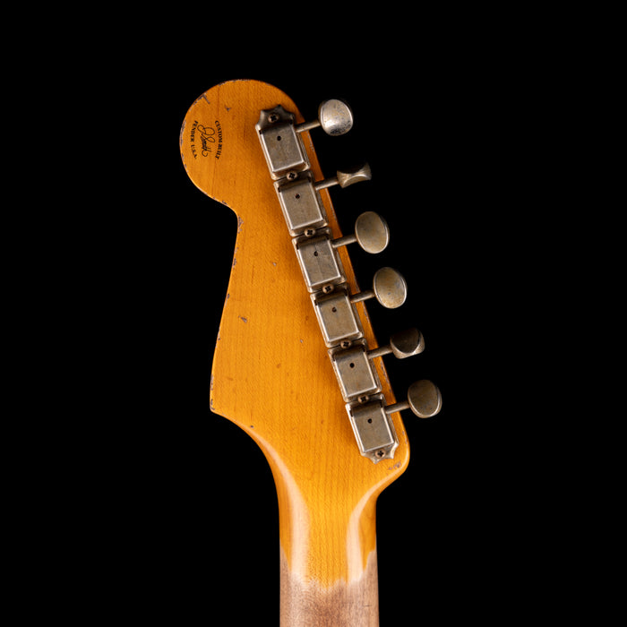 Fender Custom Shop Masterbuilt Jason Smith 1962 Stratocaster Heavy Relic Olympic White over 3-Tone Sunburst With Case
