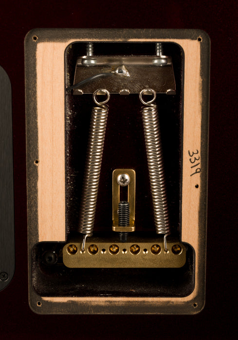 Used Charvel USA Select DK24 HH 2PT CM Caramelized Flame Oxblood With Case