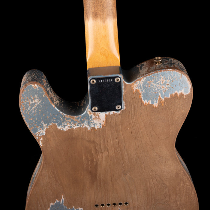 Fender Custom Shop Masterbuilt Jason Smith 1964 Telecaster HS Ultimate Relic Blue Ice Metallic With Case