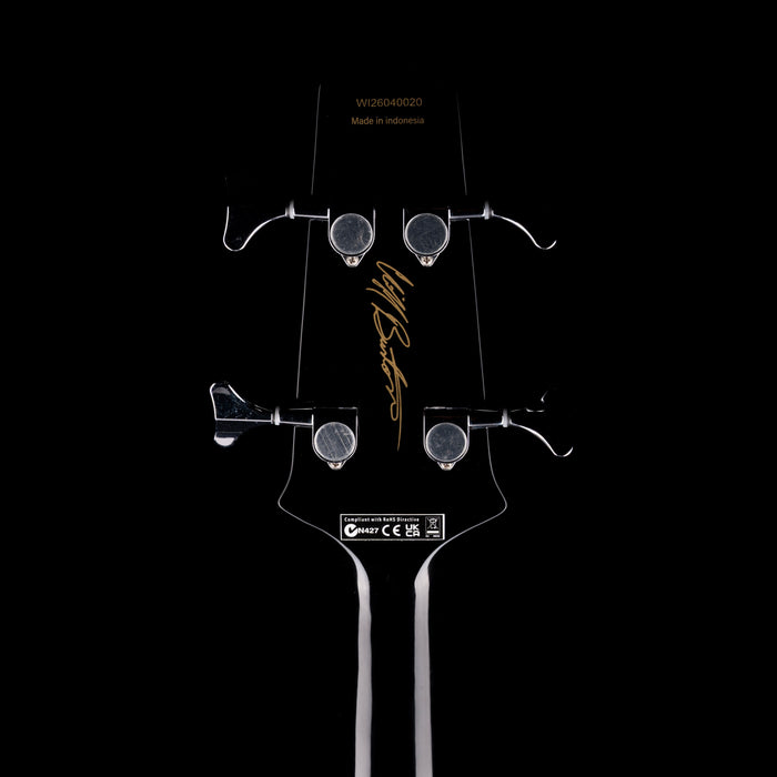Aria Pro II Limited Edition SB-CLB Cliff Burton Signature Bass Black with Gig Bag