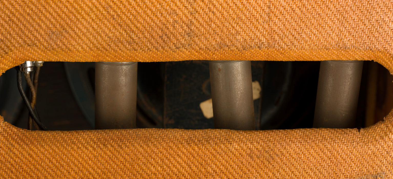 Vintage 1960 Fender Bassman Tweed Guitar Amp Combo with Cover