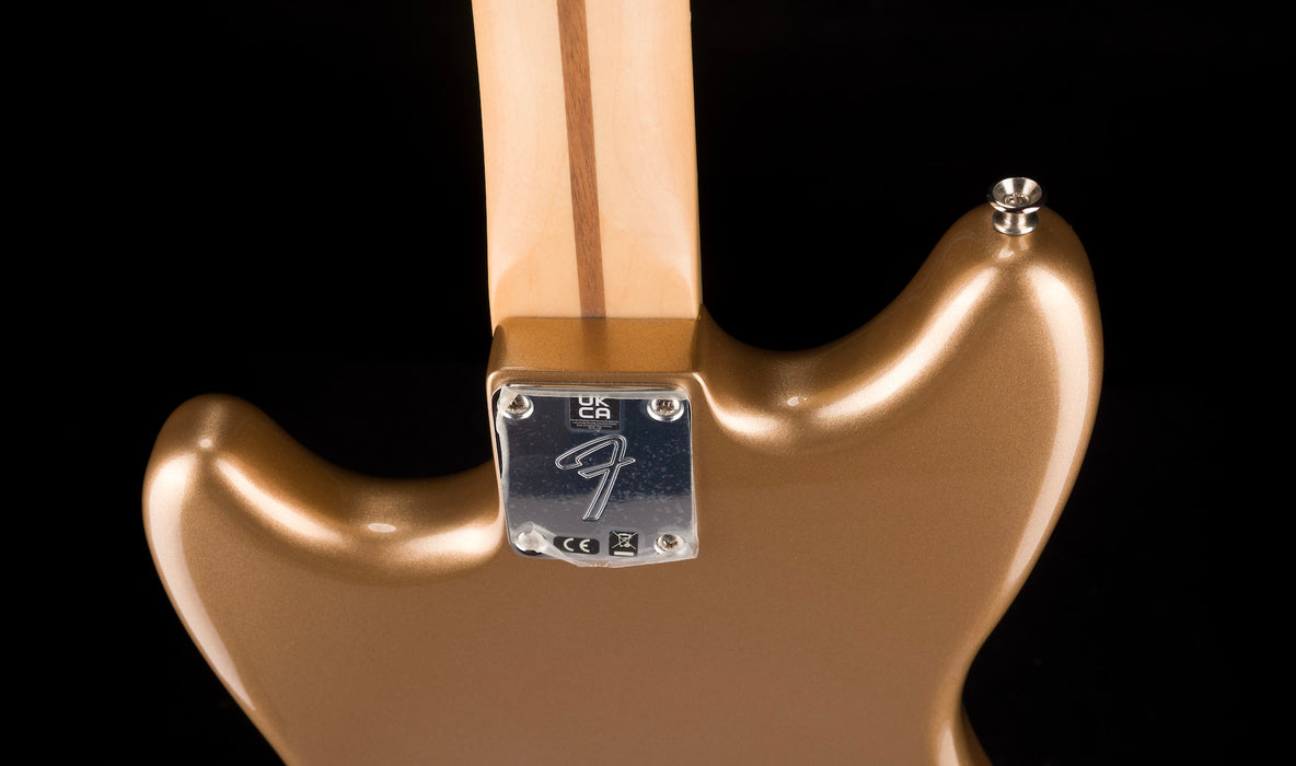 Used Fender Player Mustang Firemist Gold