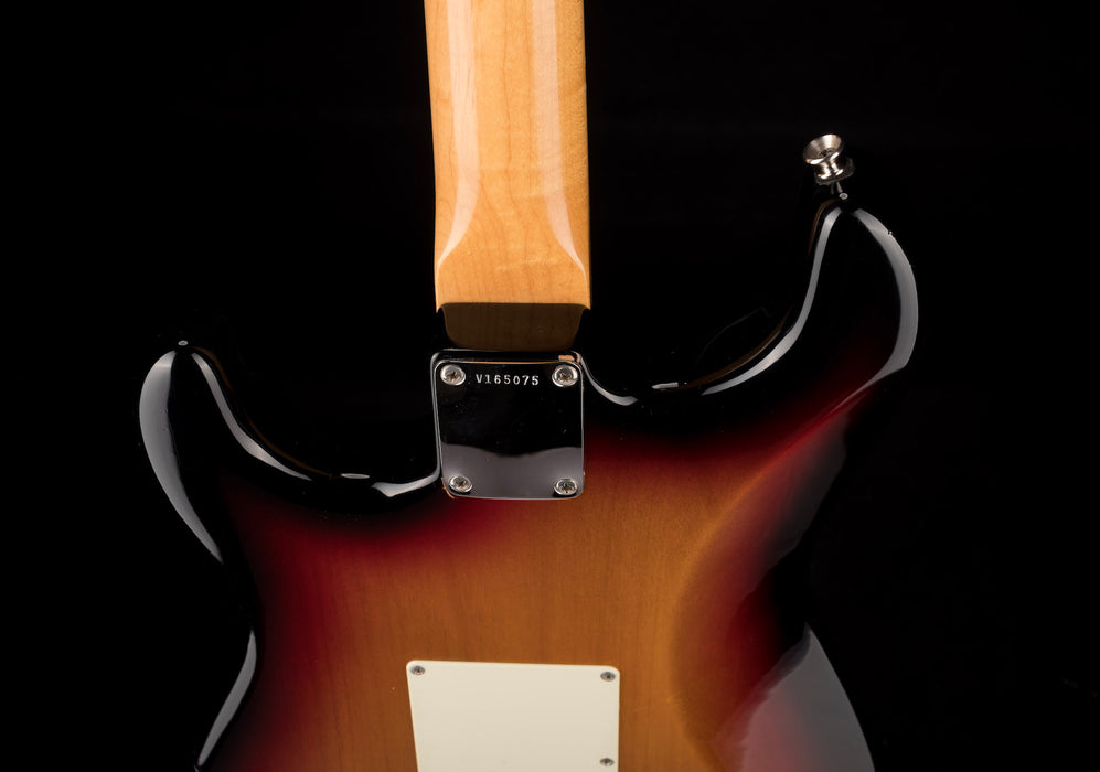 Pre Owned 2007 Fender '62 Hot Rod Reissue Stratocaster Sunburst With Arcane 61 Experience Pickups With OHSC