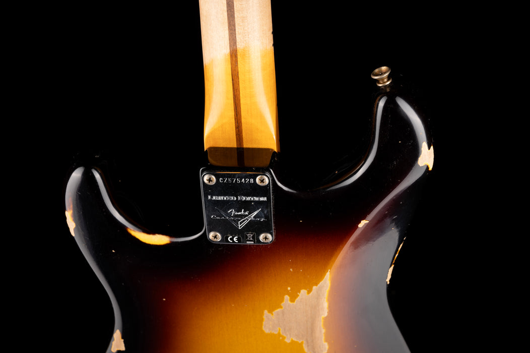 Fender Custom Shop Limited Edition Troposphere Strat Hard-Tail Heavy Relic Super Faded Aged 2-Color Sunburst