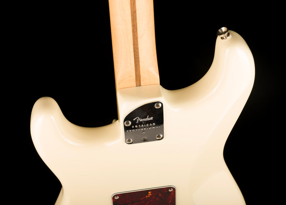 Pre Owned Fender American Professional II Stratocaster Olympic White With Player Series Maple Neck With HSC