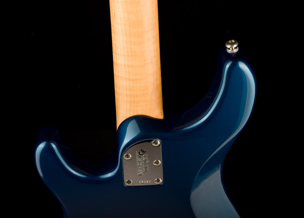 Pre Owned Ernie Ball Music Man Sterling 4-String Pearl Blue Bass With Case