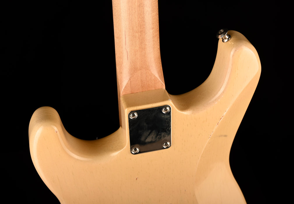 Pre Owned 2021 Waterslide Guitars S-Style Dual Foil Trans Blonde With Case