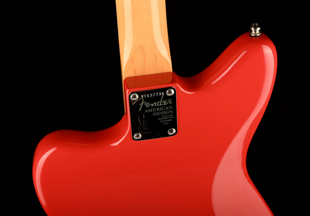 Pre Owned 2016 Fender American Design 1962 Vintage Reissue Jazzmaster Fiesta Red With OHSC