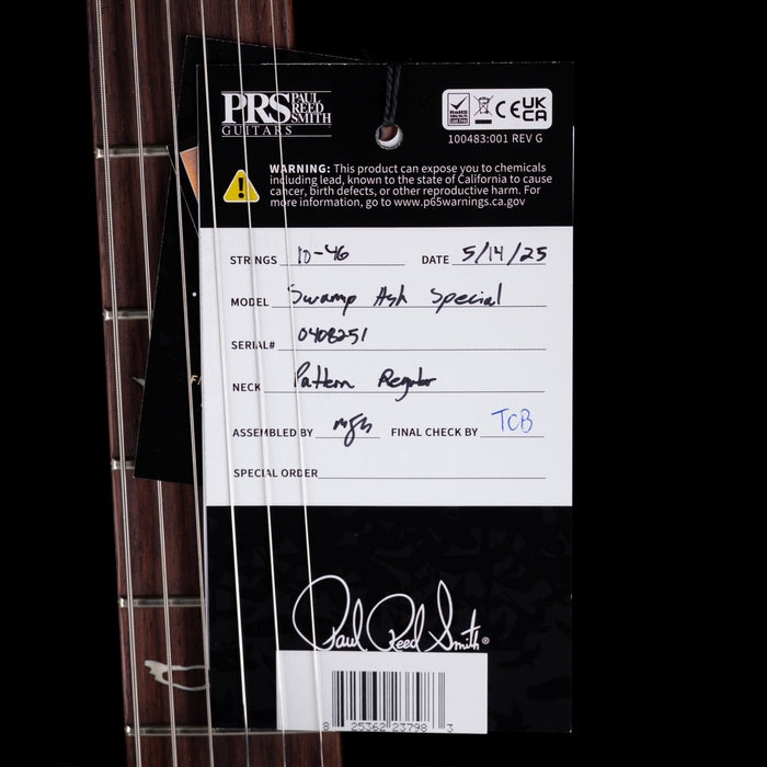 PRS Swamp Ash Special Vintage Natural with Gig Bag