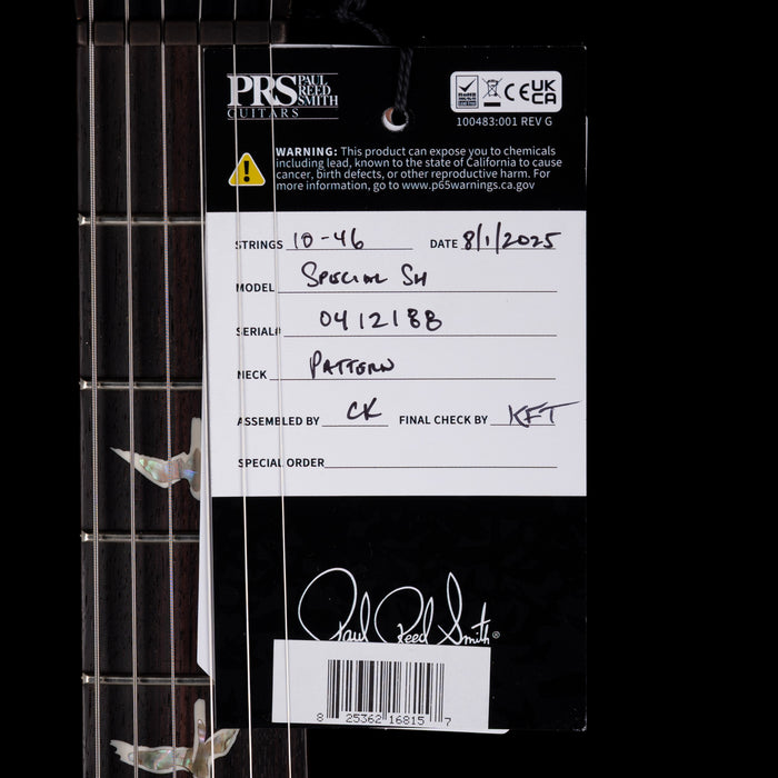 PRS Core Special Semi-Hollow Cobalt Smokeburst with Case